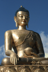 Close-up Buddha Statue Bhumisparsha