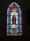 Stained-glass Window Showing Virgin