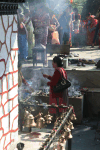 Woman Burning Incense Barahi