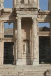Close-up Facade Library Celsus