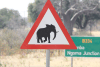 Caution Elephant Crossing