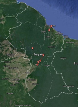 Guyana Map