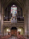 Interior Cathedral Organ Stained